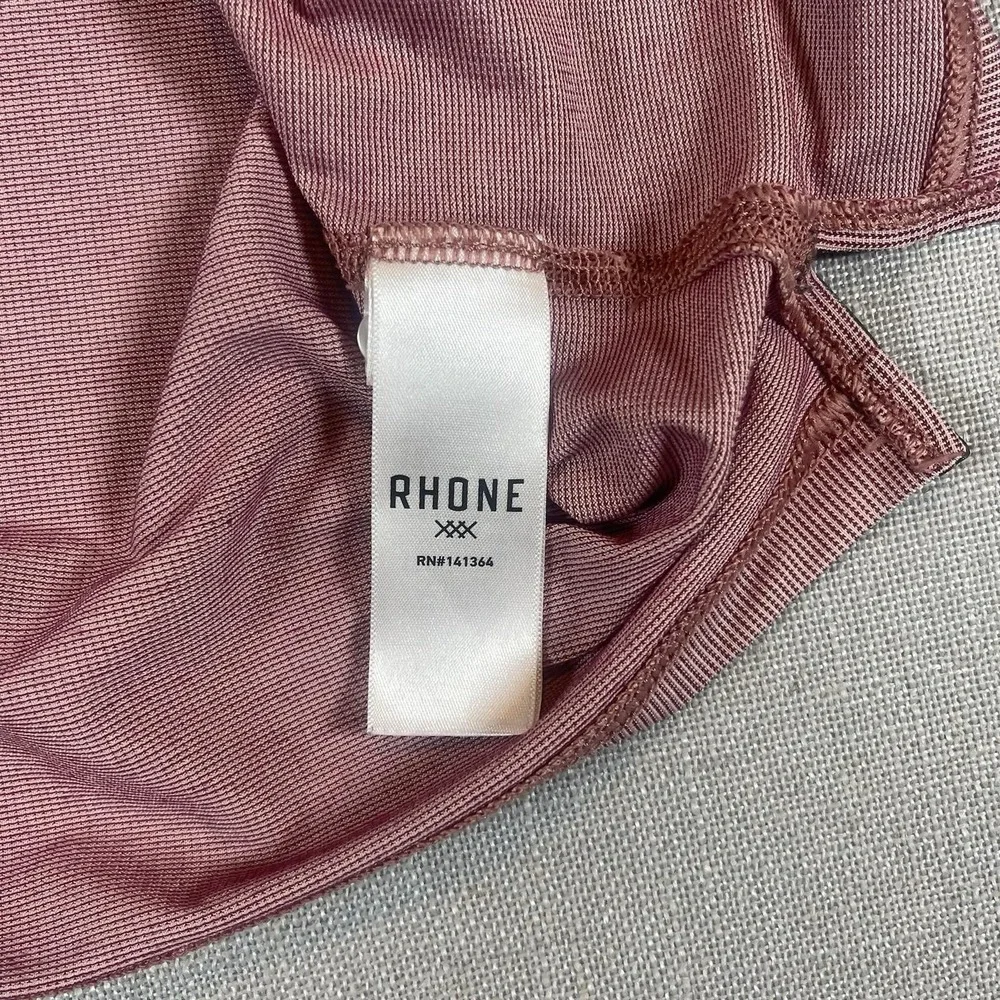 Rhone Delta Pique Polo Shirt Mens‎ 2XL Red Stretch Golf Performance Short Sleeve